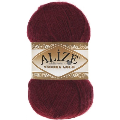 Příze Alize Angora gold 57 bordo