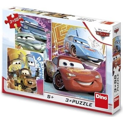 Dino - Puzzle 3x55 Cars: Friends - 40 - 99 piese
