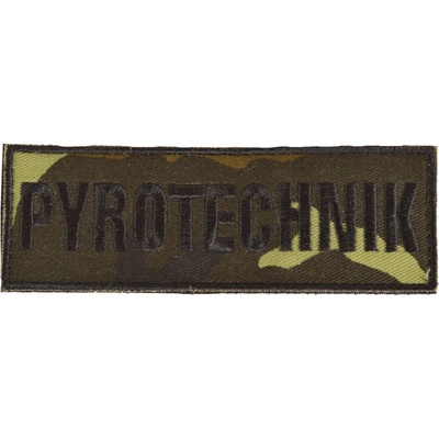 NAVYS Nášivka PYROTECHNIK malá - vz.95 les CZ VELCRO