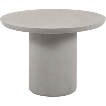 Kave Home Taimi Šedý betonový zahradní stůl 110 cm