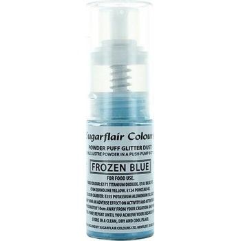Sugarflair Trblietky v rozprašovači Frozen Blue 10 g