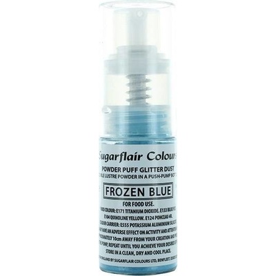 Sugarflair Trblietky v rozprašovači Frozen Blue 10 g