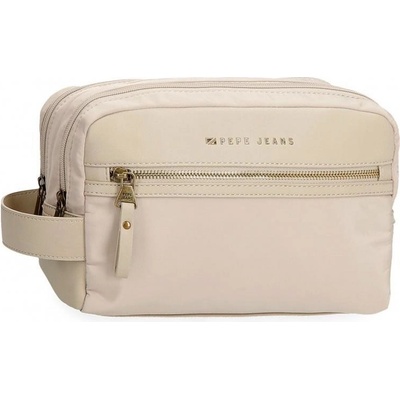 Pepe Jeans Beige cestovné kozmetické puzdro 7924433