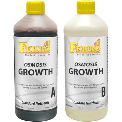 FERRO OSMOSIS GROWTH A&B - тор за растеж (в почва / хидро, за осмозна вода) (51002y)