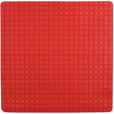 MSV protiskluzová podložka do sprchy QUADRO Premium červená 54 x 54 cm