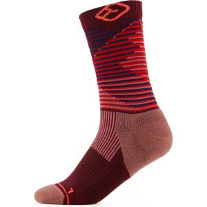 Ortovox Дамски туристически чорапи Ortovox Women's All Mountain Mid Socks Merino socks - Winetasting - размер 35-38 (EU) (201-7478-0311)