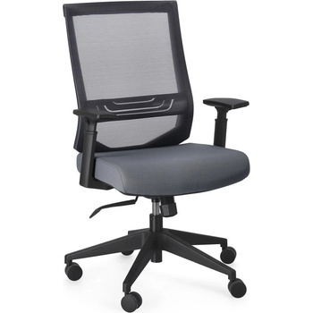 Bizzotto Офис стол Bizzotto, Marcus, W-подлакътници, сив (0733474)