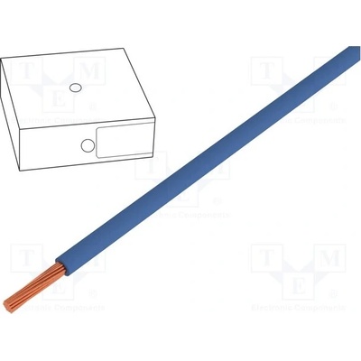Helu 11019346 Vodič H05V2-K lanko Cu 0,75mm2 20AWG PVC tmavomodrá 100m