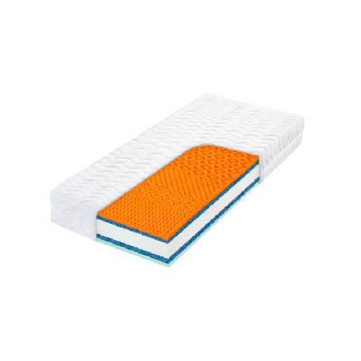 Tropico HEUREKA PLUS VISCO 24 cm - vysoká matrace s vrstvami paměťových pěn – AKCE „Férové ceny“ 180 x 220 cm, snímatelný potah