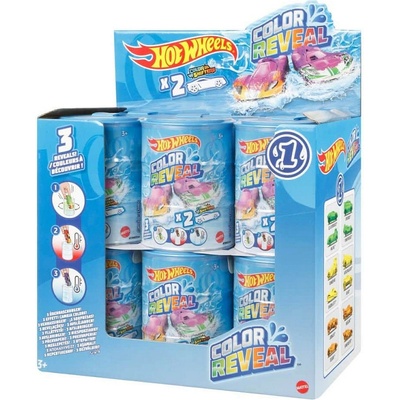 Mattel Hot Wheels Color Reveal set 2 autíčka mění barvu ve vodě