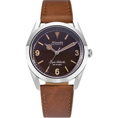 Nivada Grenchen Super Antarctic 3.6.9 Tropical Brown Leather