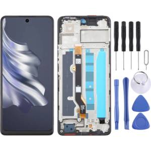 Tecno LCD Дисплей и Тъч Скрийн с рамка за Tecno Spark 20 Pro 4G KJ6
