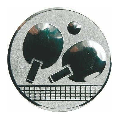 D1-A46/S Emblém pr.25mm STOLNÝ TENIS strieborný
