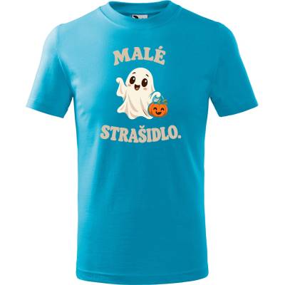 Handel detské tričko Malé strašidlo tyrkysová