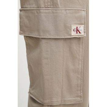 Calvin Klein панталон карго мъжки от памук с еластан (LV04RD608G)
