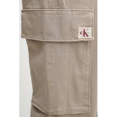 Calvin Klein панталон карго мъжки от памук с еластан (LV04RD608G)