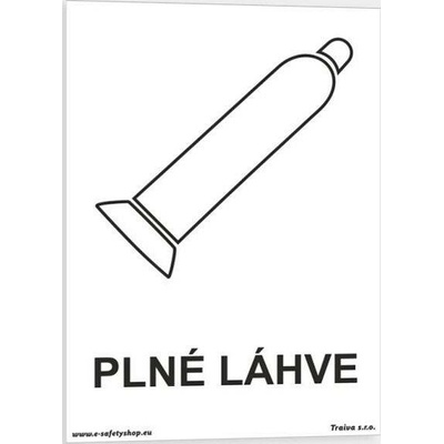 Traiva s.r.o Plné láhve Verze: Plast 148 x 210 mm (A5) tl. 2 mm - Kód: 13367