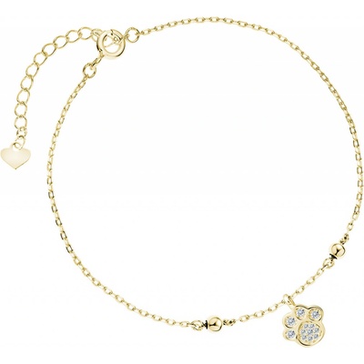 Lunica Stříbrný náramek ZLATÁ PACKA 0695