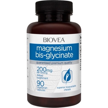 Image 1 of BIOVEA Magnesium BisGlycinate 200 mg [90 капсули]