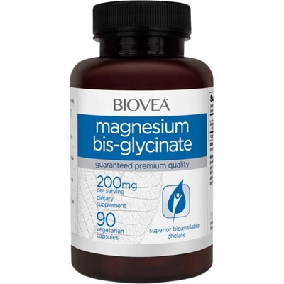 BIOVEA Magnesium BisGlycinate 200 mg [90 капсули]
