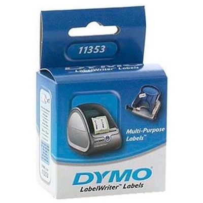 Dymo papírové štítky 25mm x 13mm, bílé, multifunkční, 1000 ks, 11353, S0722530 - S0722530