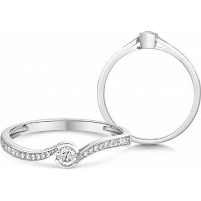 Sofia Diamonds zlatý zásnubný prsteň CK50004491255