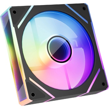 Image 1 of 1stPlayer FC7R Infinity Mirror ARGB REVERSE Black (FAN-FC7R-BK)