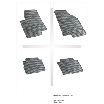 Image 1 of FroGum Гумени стелки за KIA Soul I (2009-2014), марка Frogum (0429)
