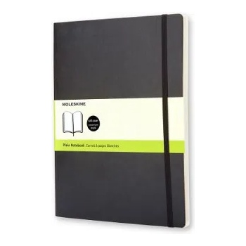Moleskine srl Moleskine Soft Extra Large Plain Notebook Black | Moleskine