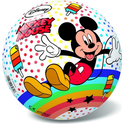 Lopta Disney Mickey rainbow 23 cm