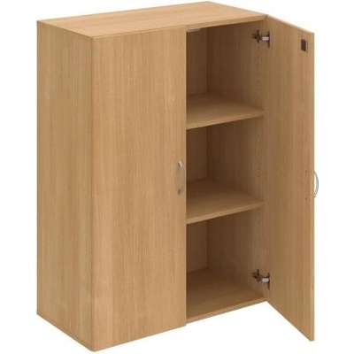 Hobis Policová skriňa Drive, zámok, 80x111x42 cm, dub/dub