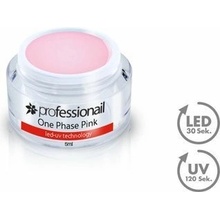 Professionail LED UV Gél jednofázový číro ružový 5 ml