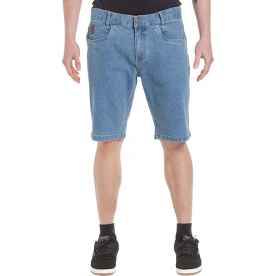 Meatfly Just Denim Dirty Washed modrá