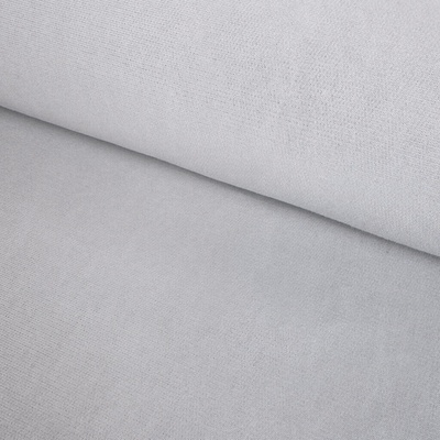 Teplákovina Počesaná 100% bavlna Washed 400g - Šedá světlá