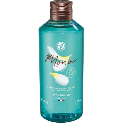 Yves Rocher Monoi Шампоан и душ гел 2 в 1, 400 ml