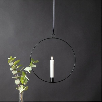 Star trading Dekoračné LED osvetlenie Flamme Ring na zavesenie P.28 cm 1x LED