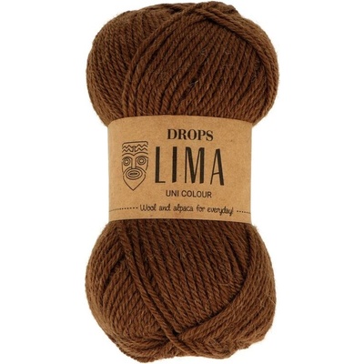 Drops Lima Uni Colour 9026 hnedá