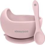 Kikkaboo Силиконова купа с лъжица Kikkaboo - Yummy, Pink (31302040114)