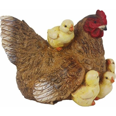 Dekorace slepička s kuřátky X8092 – Zbozi.Blesk.cz
