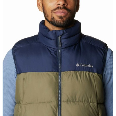 Columbia Pike Lake Vest pánska vesta Stone Green Collegiate navy