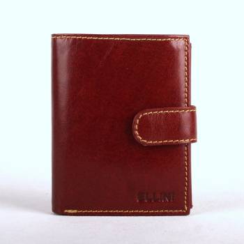 ELLINI Pánská kožená peněženka cognac