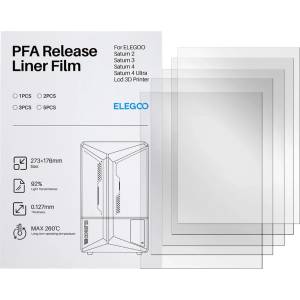 Elegoo Комплект PFA фолио - 5 бр. - Saturn 8K (50.102.0026)