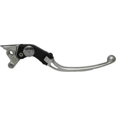 ACCOSSATO Adjustable folding lever ACCOSSATO LV009 in aluminium for original brake master cylinders strieborná