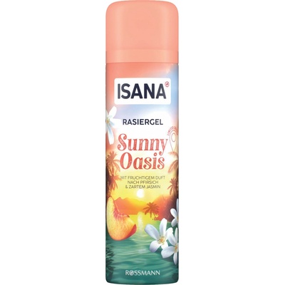 Isana gel na holení Sunny Oasis 200 ml – Zboží Dáma