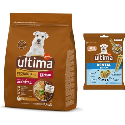 Ultima Dog Mini Senior kuřecí 2,5 kg