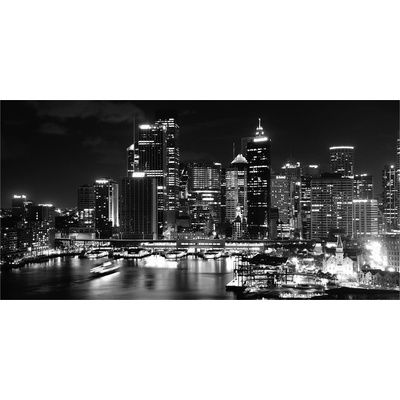 Foto obraz sklo tvrzené Sydney noc 100x50 cm