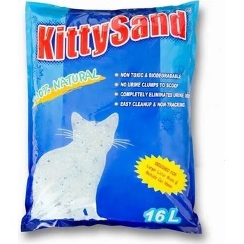 Image 1 of Kitty Sand силиконова котешка тоалетна / натурална / 16 литра