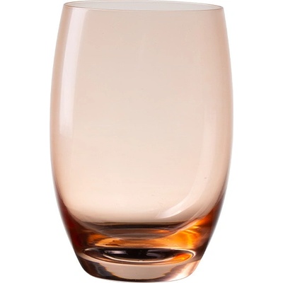 Lunasol Sklenice tumbler oranžové Optima Glas 6 x 460 ml