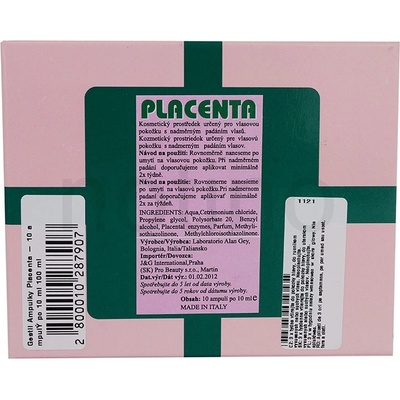 Gestil ampule placenta 10 x 10 ml
