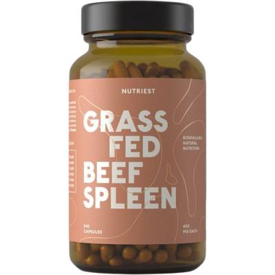 Nutriest Grass Fed Beef Spleen 400 mg [240 капсули]
